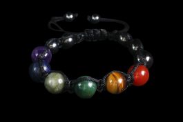 Chakra et hematite ajustable