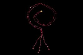 Macramé Grenat