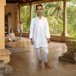 Kurta et Pantalon blanc