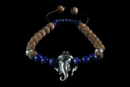 Ganesh Rudraksha Lapis lazuli