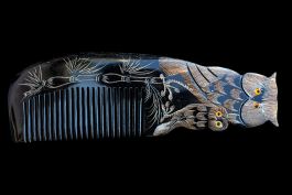 Peigne Corne Hibou
