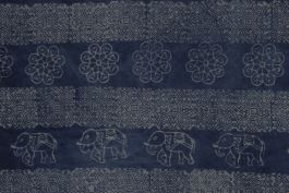 Tissu Hmong bleu indigo