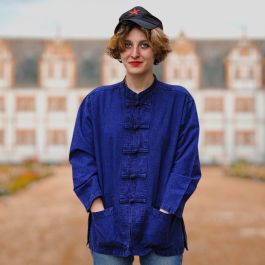 Veste Mo Hom Col Mao