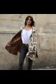 MANTEAU QUILTE SOIE RECYCLEE MES INDES GALANTES PARIS