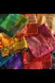 Foulard patchwork en soie mes indes galantes paris