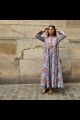 robe fleur block print