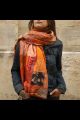 Foulard patchwork en soie mes indes galantes paris