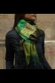 Foulard patchwork en soie mes indes galantes paris