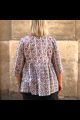 blouse tampon de bois